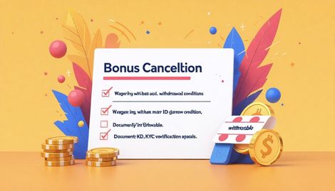 Bonus iptal ve çekim şartları: Bonus kazancını nasıl çekersiniz?