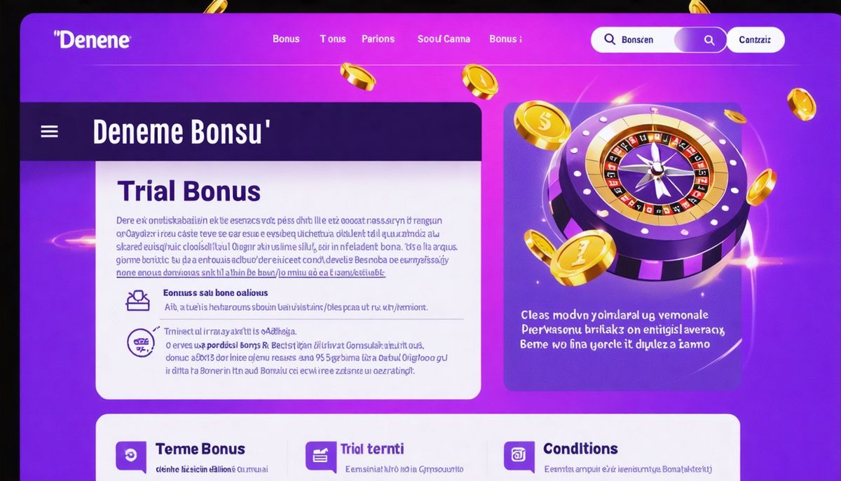 Deneme Bonuslarında Hangi Şartlar Var? Detaylı Rehber