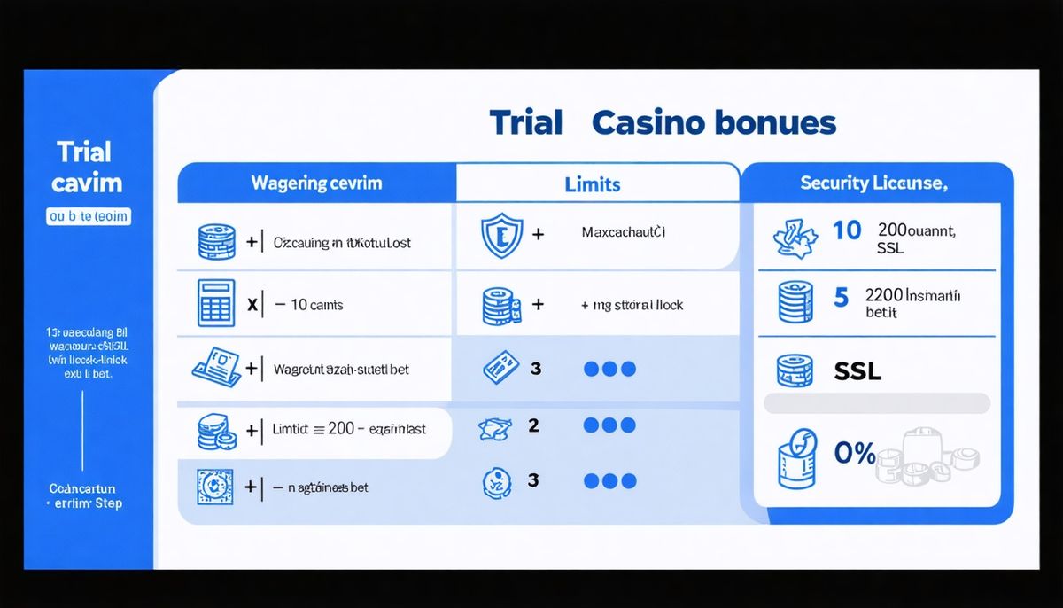 Deneme bonusu karşılaştırma: çevrim, limit ve güvenlik tablosu