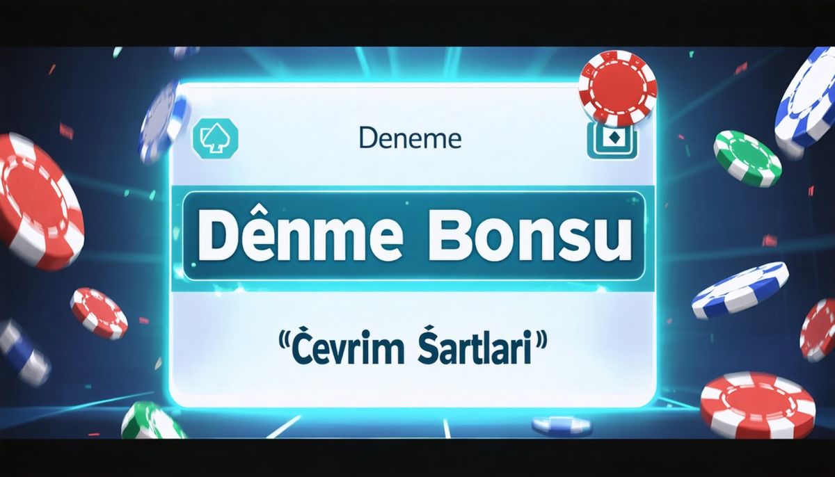 Deneme Bonusu Çevrim Şartları Anlatımı: Casino ve Bahis Dünyasında Bonus Kullanı